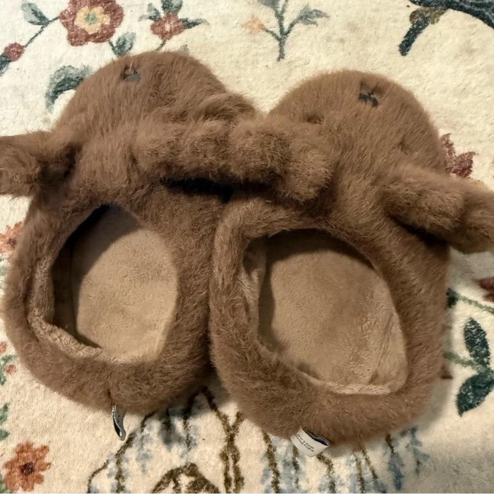 Liewood Aviaja Reindeer faux fur slippers 26/27